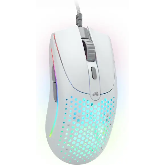 Glorious Model O2 Wired Gaming Mouse - Matte White