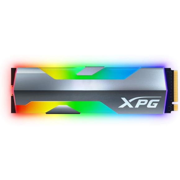 XPG SPECTRIX S20G 500GB RGB PCIe Gen3x4 NVMe 1.3 M.2 2280 2500/1800MB/s Internal SSD (ASPECTRIXS20G-500G-C)