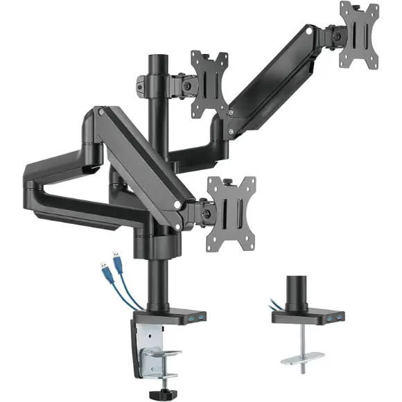 Twisted Minds (LDT26-C036UP) Premium Triple Monitor Arm with USB Ports