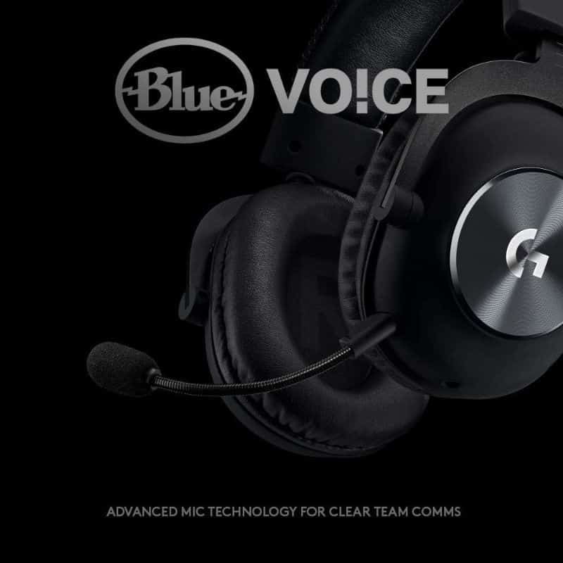 Logitech G PRO X Gaming Headset with Blue VO!CE