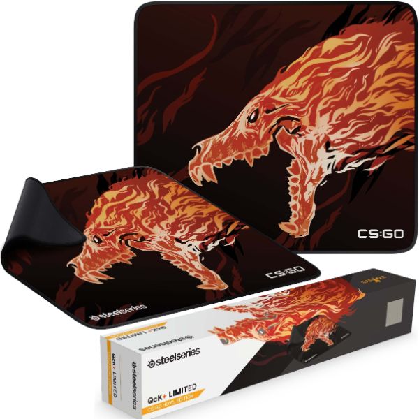 SteelSeries QCK+ Limited CS:GO Howl Edition Large Gaming Mice Mat