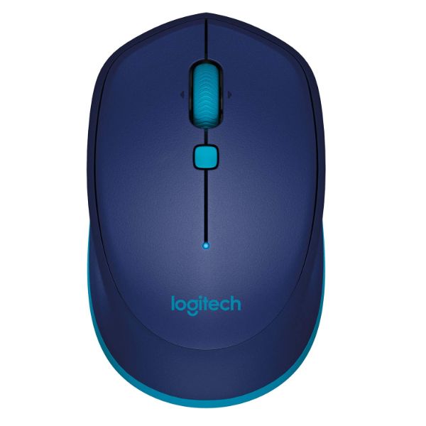 Logitech M337 Wireless Mouse, Bluetooth, 1000 DPI Laser Grade Optical Sensor, 10-Month Battery Life, PC/Mac/Laptop - Blue