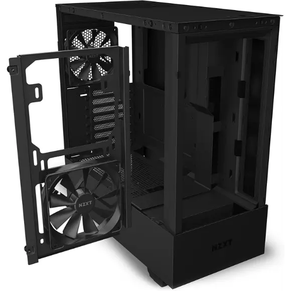 NZXT H510 Flow Compact ATX Mid-Tower PC Gaming Case - CA-H52FB-01 - Matte Black