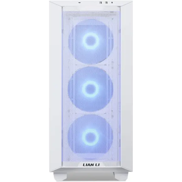 LIAN LI Lancool III RGB White Glass Gaming Case -4×140 PWM Fans (ARGB)-3R-W