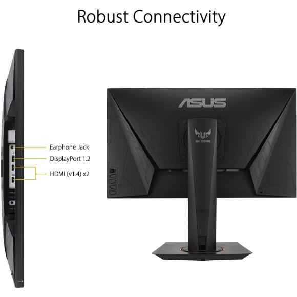ASUS TUF Gaming VG259QR 24.5" 1080P Monitor - Full HD, 165Hz, 1ms
