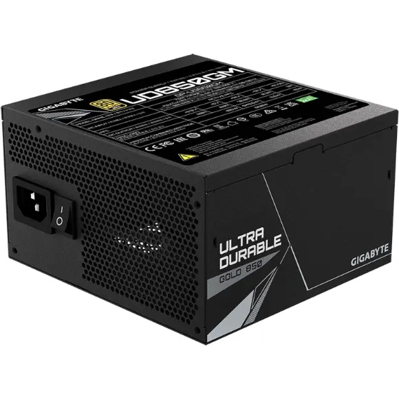 GIGABYTE 850W 80 Plus Gold Certified (GP-UD850GM) Fully Modular Power Supply - PakByte Computers 