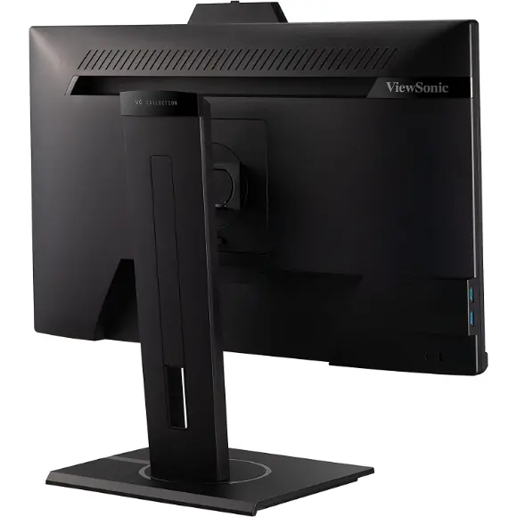 ViewSonic VG2440V 24" Full HD Video Conferencing IPS Monitor with Integrated Camera Ergonomic Design HDMI DisplayPort Flicker-Free