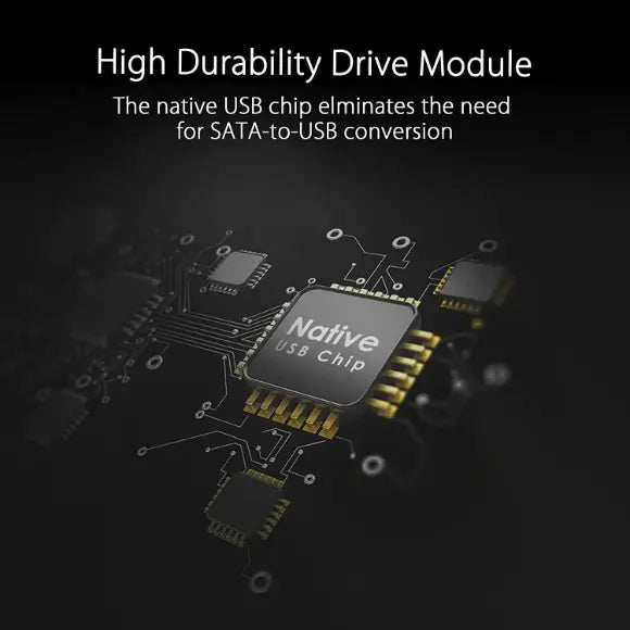 ASUS ZenDrive U8M Ultra Slim USB 2.0 External 8X DVD Optical Drive – Black (SDRW-08U8M-U/BLK)