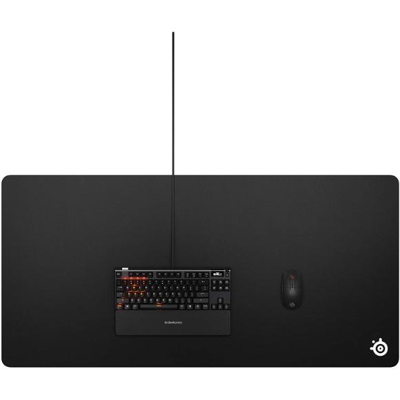 SteelSeries QcK Gaming Surface - 3XL Cloth Mouse Pad of All Time - Optimized for Gaming Sensors - Maximum Control