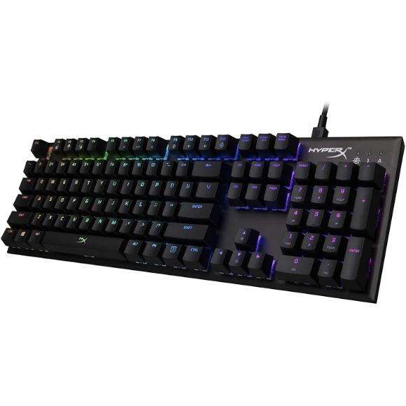 HyperX Alloy FPS RGB - Mechanical Gaming Keyboard, Controlled Light & Macro Customization, Silver Speed Switches, RGB LED Backlit