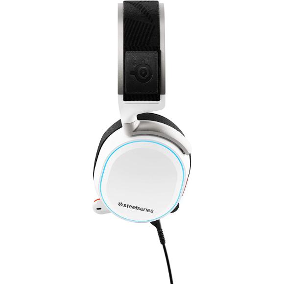 SteelSeries Arctis Pro Wireless Gaming Headset - Lossless High Fidelity Wireless + Bluetooth for PS5/PS4 and PC - White