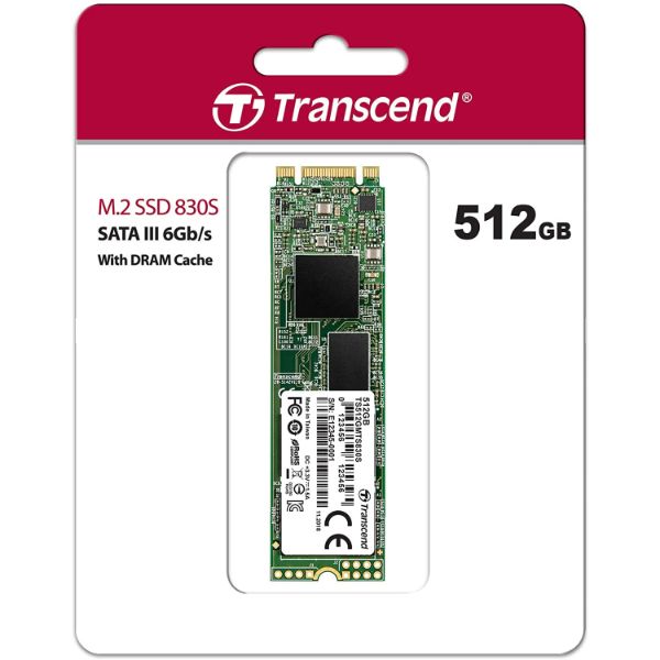 Transcend 512GB SATA III 6GB/S MTS 830S 80 mm M.2 SSD TS512GMTS830S