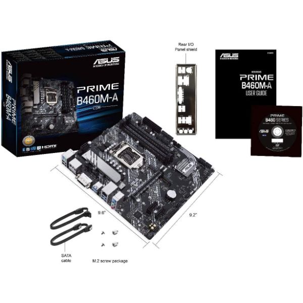 ASUS Prime B460M-A LGA 1200 (Intel 10th Gen) Micro ATX Motherboard