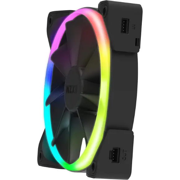 NZXT Aer RGB 2 120mm RGB Fan - Black - HF-28120-B1