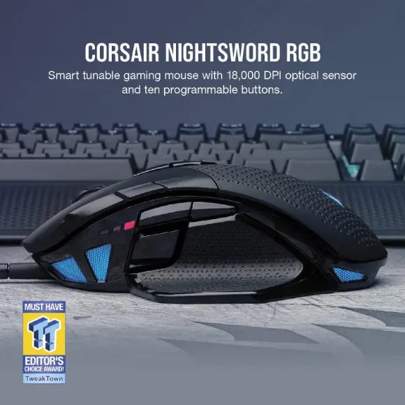 Corsair Nightsword RGB WIRED Gaming Mouse