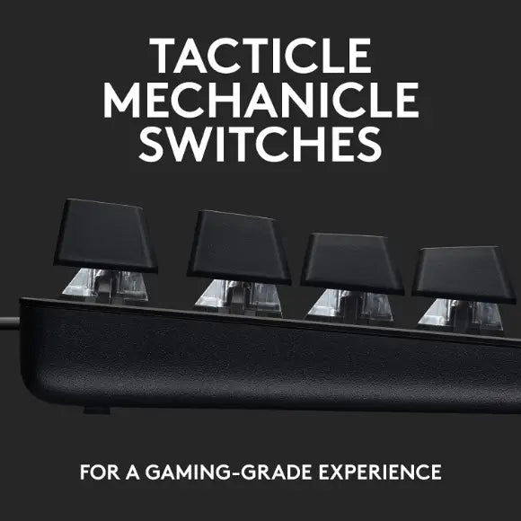 Logitech G413 SE Full-Size Mechanical Gaming Keyboard- Black