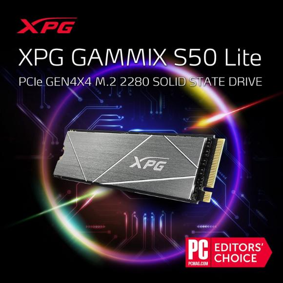 XPG GAMMIX S50 Lite 512GB M.2 NVMe Internal SSD