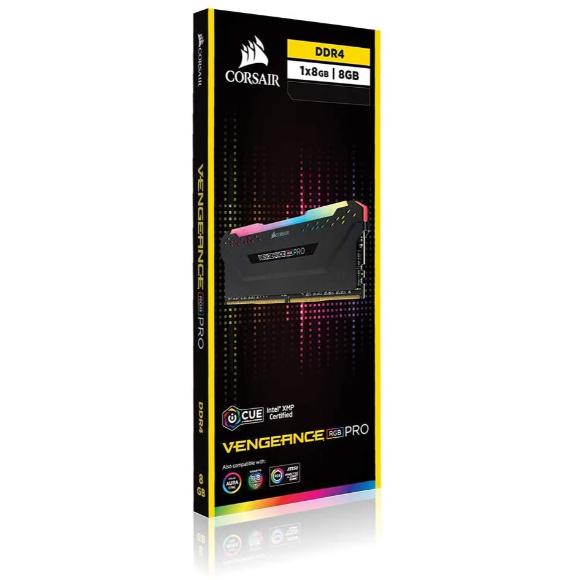 Corsair Vengeance RGB Pro 8GB (1x8GB) DDR4 3600 – Black