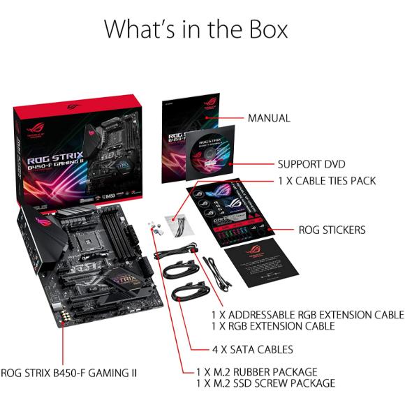 ASUS ROG Strix B450-F Gaming II AMD AM4 (Ryzen 5000, 3rd Gen Ryzen ATX Gaming Motherboard