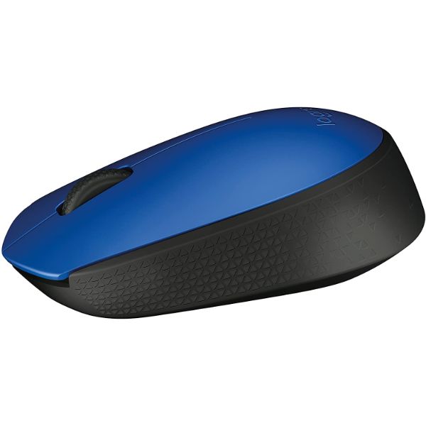 Logitech M171 Wireless Mouse, 2.4 GHz with USB Mini Receiver, Optical Tracking, 12-Months Battery Life, Ambidextrous PC / Mac / Laptop - Blue
