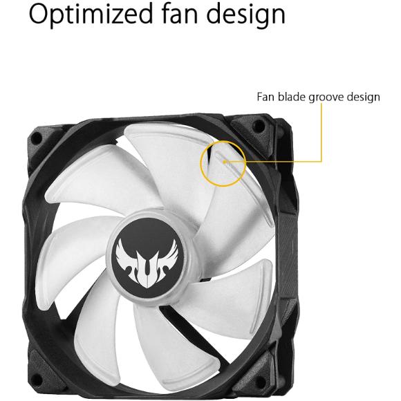 ASUS TUF Gaming LC 240 RGB All-in-one Liquid CPU Cooler (Aura Sync,TUF 120mm RGB Radiator Fans with Fan Blade Groove Design)