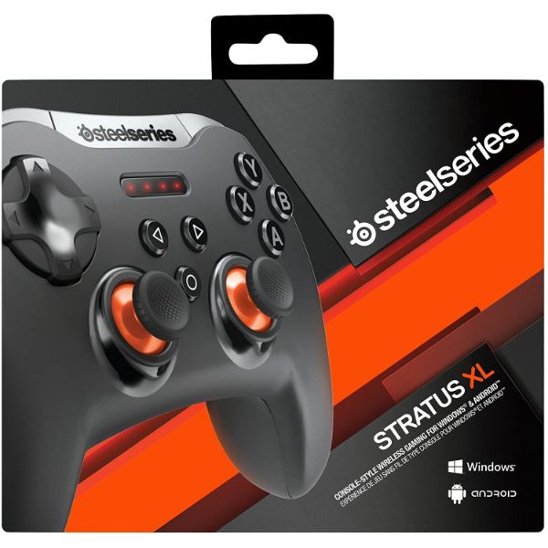 SteelSeries Stratus XL, Bluetooth Wireless Gaming Controller for Windows + Android, Samsung Gear VR, HTC Vive, and Oculus