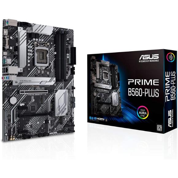 ASUS Prime B560-PLUS LGA1200 (Intel 11th/10th Gen) ATX Motherboard