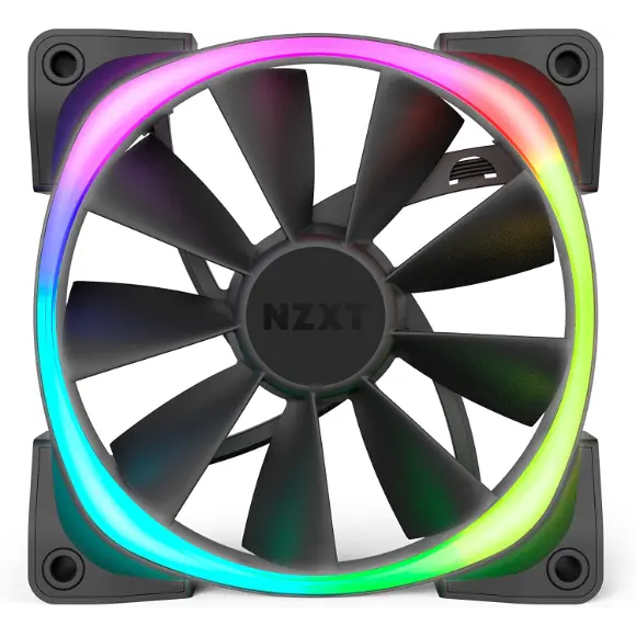 NZXT Aer RGB 2 140mm Case Fan - Matte Black - HF-28140-B1