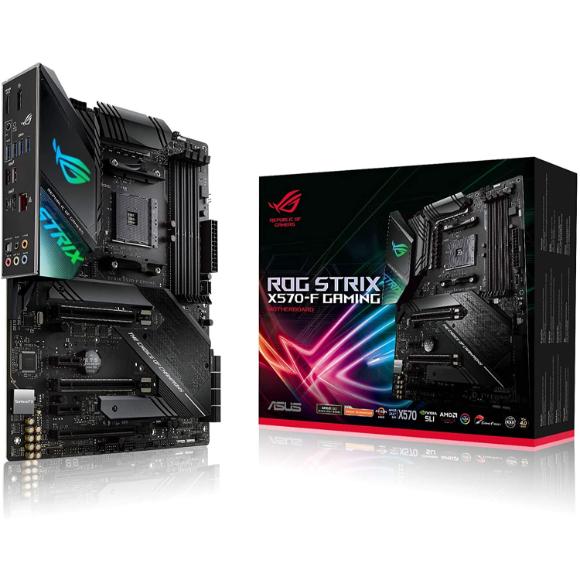 ASUS ROG Strix X570-F Gaming ATX Motherboard with PCIe 4.0, Aura Sync RGB Lighting, Intel Gigabit Ethernet