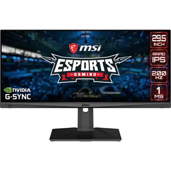 MSI Optix MAG301RF Rapid-IPS 1ms, 2560x1080 Ultrawide 200Hz, HDR Ready G-Sync Compatible 30” Gaming Monitor