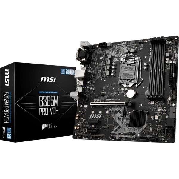 MSI B365M PRO-VDH Intel LGA-1151 Micro-ATX Motherboard