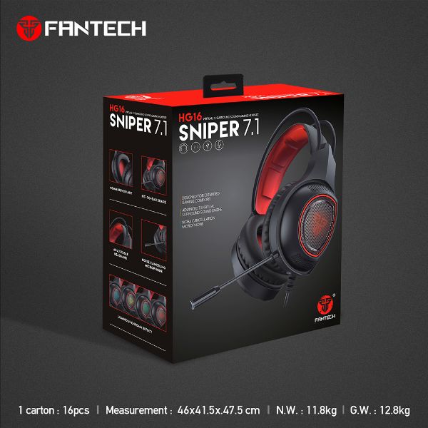 FANTECH HG16 Sniper 7.1 Gaming Headset