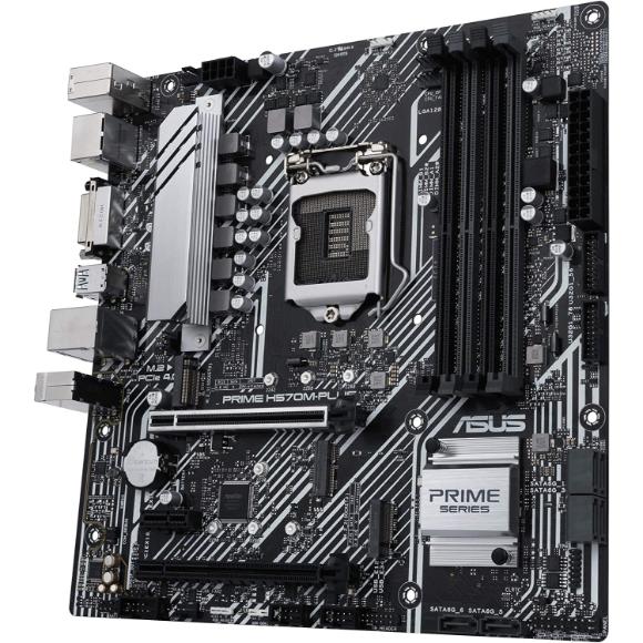 ASUS Prime H570M-PLUS/CSM LGA1200 (Intel 11th/10th Gen) MicroATX Motherboard