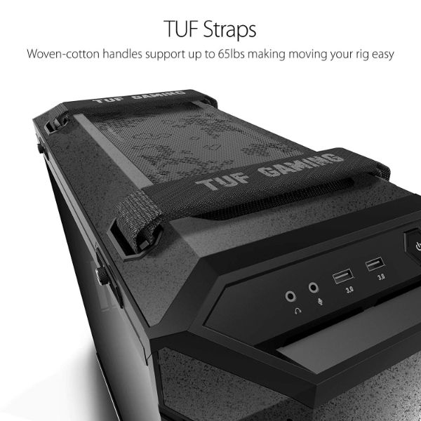 ASUS TUF Gaming GT501 Mid-Tower Computer Case for up to EATX Motherboards