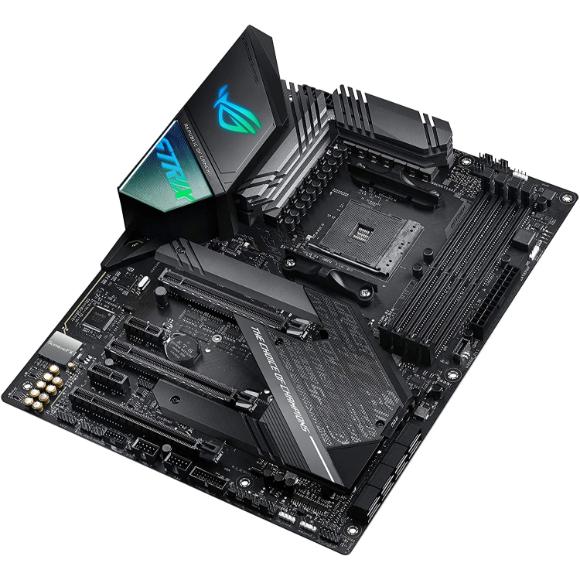 ASUS ROG Strix X570-F Gaming ATX Motherboard with PCIe 4.0, Aura Sync RGB Lighting, Intel Gigabit Ethernet, Dual M.2 with Heatsinks, SATA 6GB/S and USB 3.2 Gen 2