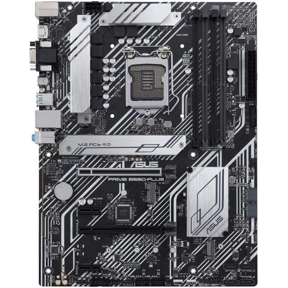 ASUS Prime B560-PLUS LGA1200 (Intel 11th/10th Gen) ATX Motherboard (PCIe 4.0, 2xM.2 Slots, 8 Power Stages, 1 Gb LAN, DisplayPort, HDMI, USB 3.2 Gen 1 Type-C, USB 3.2 Gen 2, Thunderbolt 4 Support)