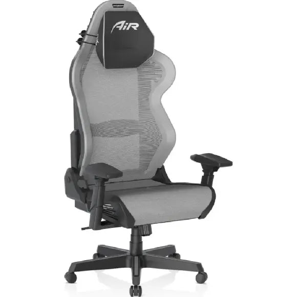 DXRacer Air Series Mesh Gaming Chair , 3D Armrests, Conventional Tilt, 4 Gas Lift Class, 2” Casters – AIR-R1S-GN.G-E1, Black/Gray