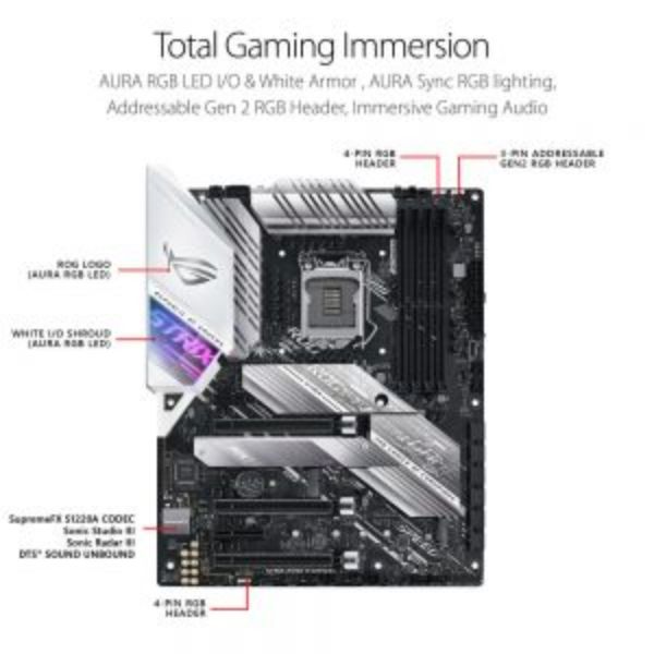 ASUS ROG Strix Z490-A Gaming LGA 1200 ATX Motherboard