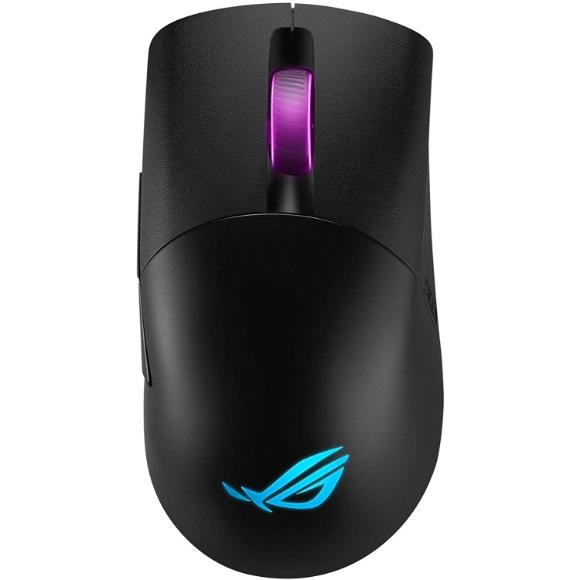 ASUS ROG Keris Wireless Lightweight Gaming Mouse (ROG 16,000 DPI Sensor, Push-fit Switch sockets, swappable Side Buttons, ROG Omni Mouse feet, ROG Paracord and Aura Sync RGB Lighting)