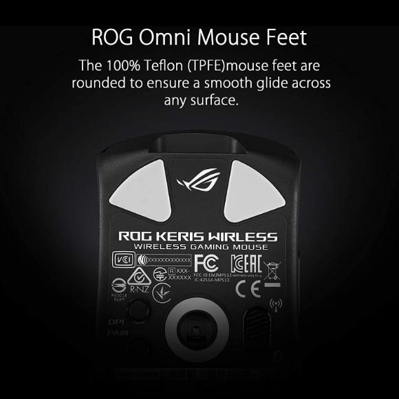 ASUS ROG Keris Wireless Lightweight Gaming Mouse (ROG 16,000 DPI Sensor)