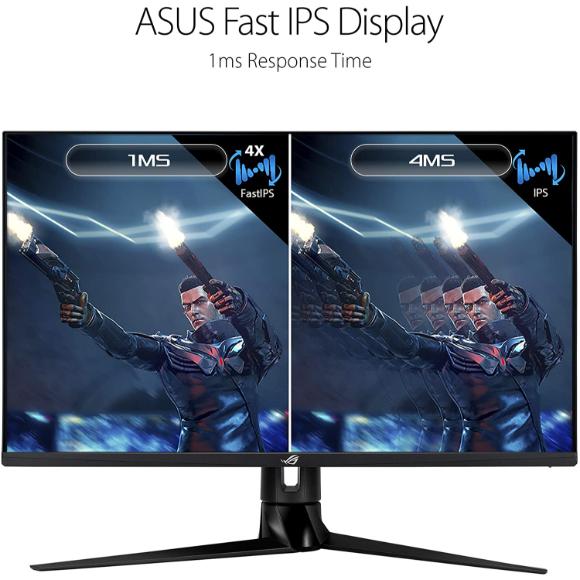 ASUS ROG Swift PG329Q 32” Gaming Monitor, 1440P WQHD (2560x1440), Fast IPS, 175Hz (Supports 144Hz), 1ms, G-SYNC Compatible, Extreme Low Motion Blur Sync, Eye Care, HDMI DisplayPort USB, DisplayHDR 600