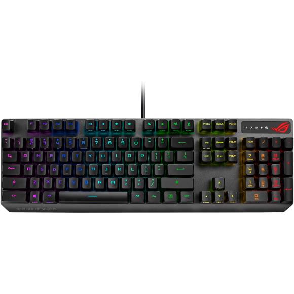 ASUS Mechanical Gaming Keyboard - ROG Strix Scope RX | Red Optical Mechanical Switches