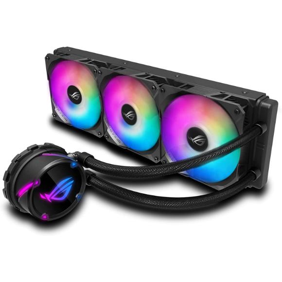 ASUS ROG Strix LC 360 RGB, Cooler CPU All-in-one ROG, with addressable RGB Lighting, Aura sync, NCVM Pump Coating and ROG Radiator Fan