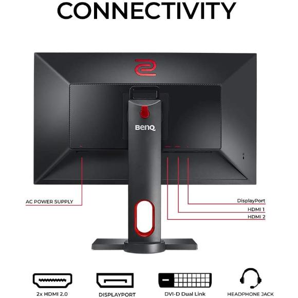 BenQ ZOWIE XL2731 27 inch 144 Hz Gaming Monitor | 1080P 1ms | Black Equalizer & Color Vibrance for Competitive Edge | Height Adjustable Stand |120Hz Compatible for Xbox Series X