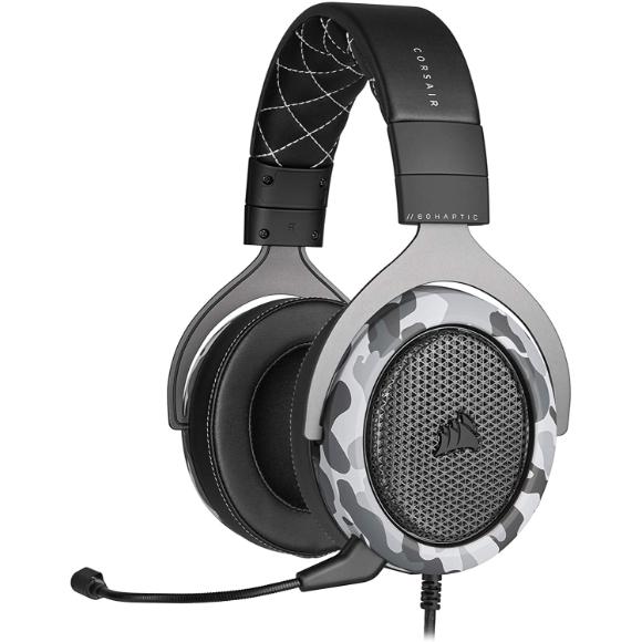 Corsair HS60 Haptic Stereo Gaming Headset with Haptic Bass - Arctic Camo