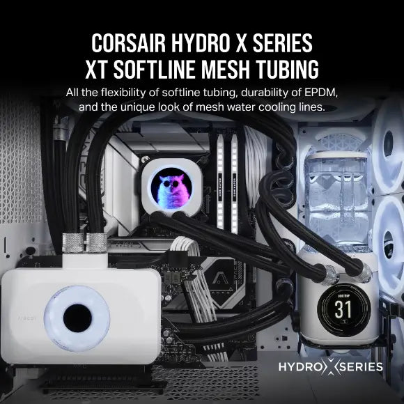 Hydro X Series XT Softline Mesh Tubing - Black