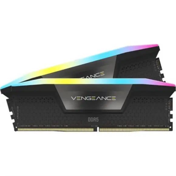 Corsair VENGEANCE RGB 32GB (2x16GB) DDR5 5600MHz Memory Kit - Black