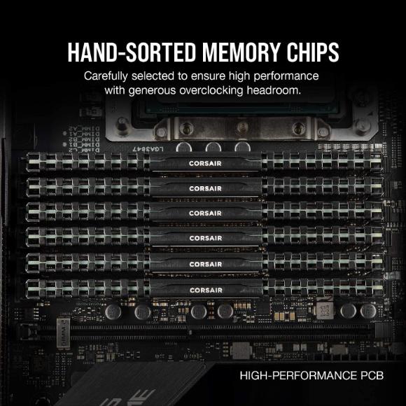 Corsair Vengeance LPX 16GB (1x16GB) DDR4 3000C16 Memory - Black CMK16GX4M1D3000C16