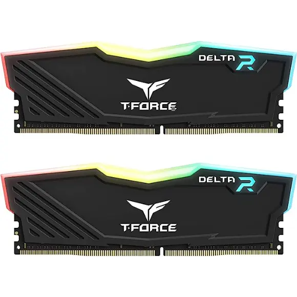 T-Force Delta RGB DDR4 3600 MHZ 32GB (16x2) Desktop Memory - Black