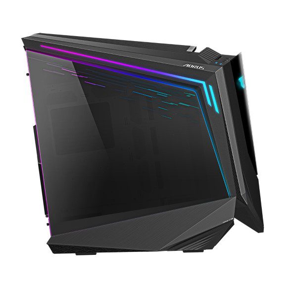 GIGABYTE GB-AC700G Glass ATX Full Tower Gaming Casing - Black - PakByte Computers 